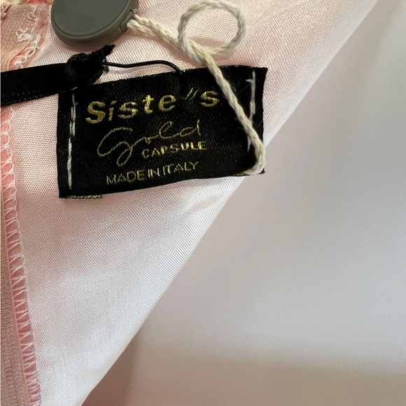 SISTE'S Made in Italy Salmon Pink Short dress Size 6 - Picture 7 of 7